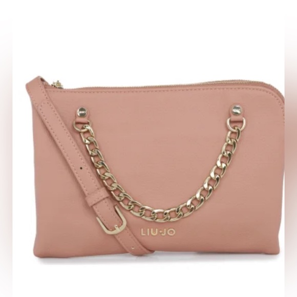 Liu Jo Pink Leather crossbody bag - Picture 2 of 8